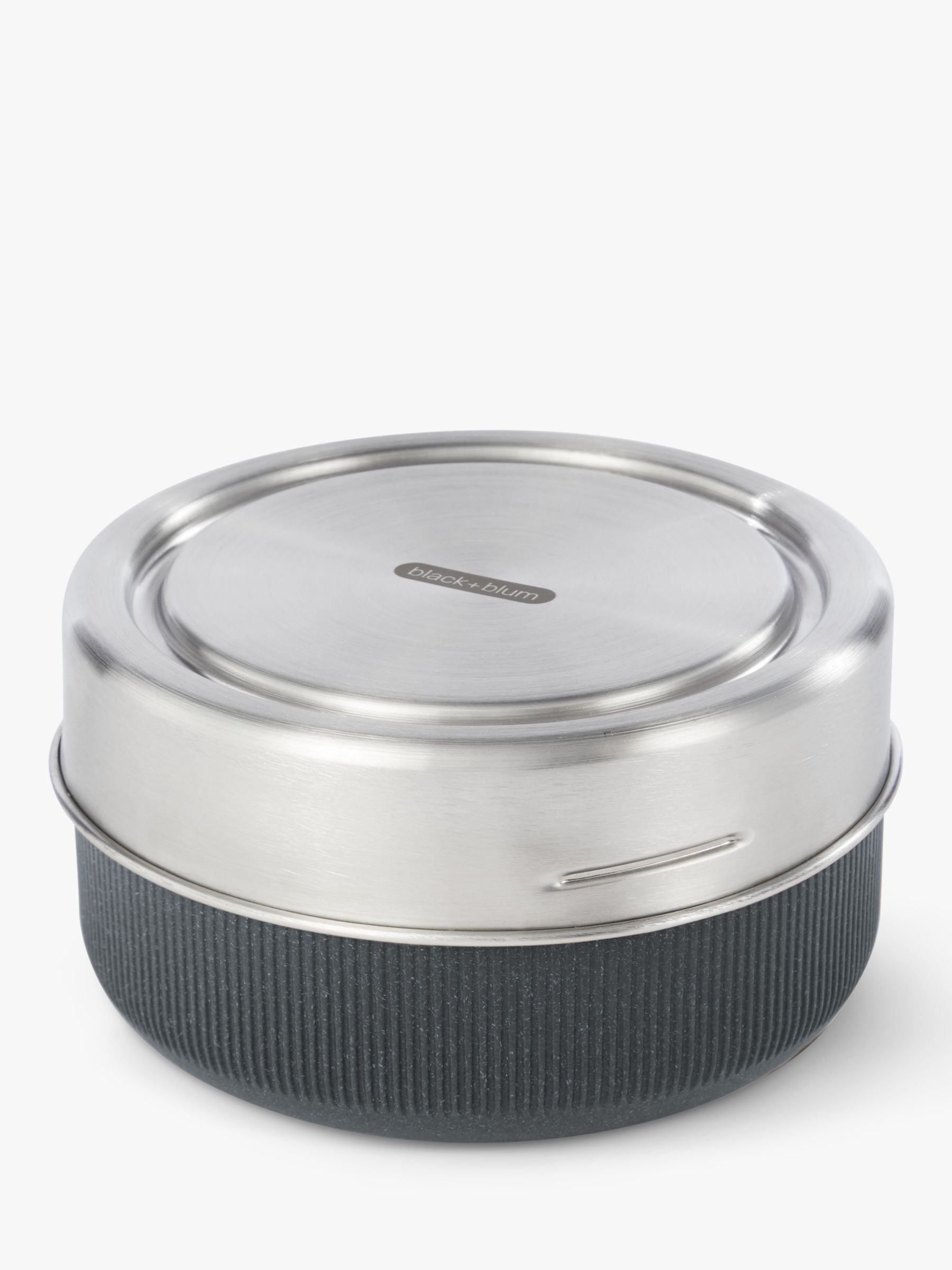 black+blum Leak-Proof Round Glass Lunch Pot & Case, 750ml, Slate