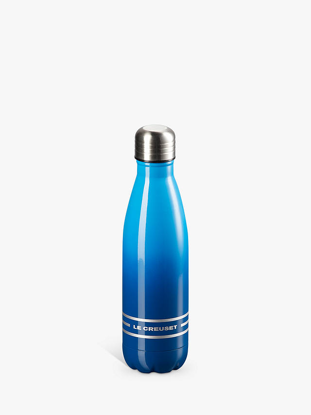 Le Creuset Double Wall Vacuum Insulated Stainless Steel Drinks Bottle, 500ml, Marseille Blue
