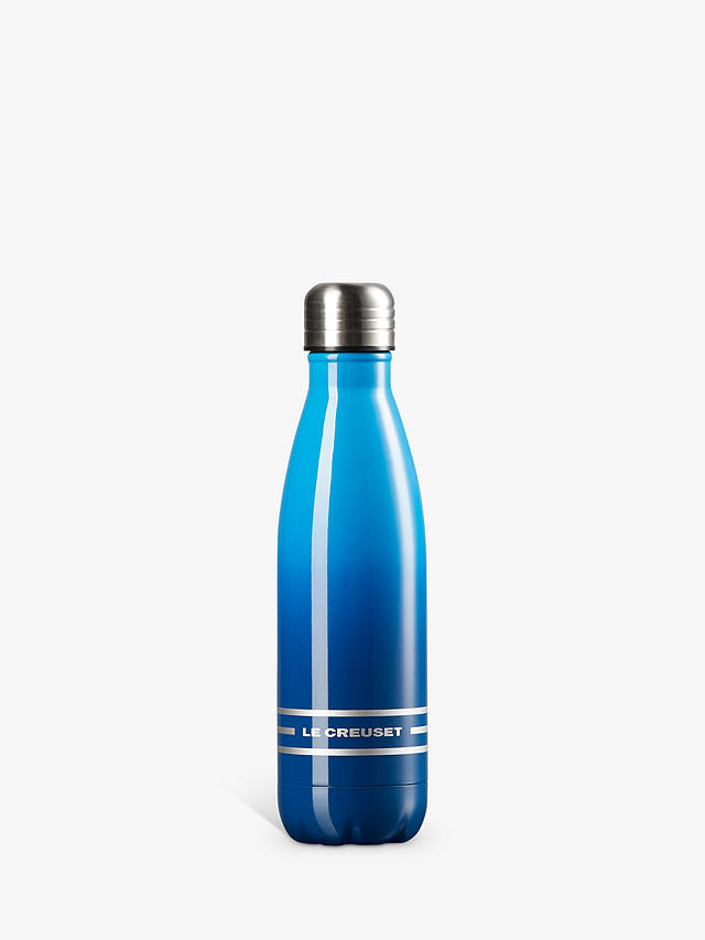 Le Creuset Double Wall Vacuum Insulated Stainless Steel Drinks Bottle, 500ml, Marseille Blue