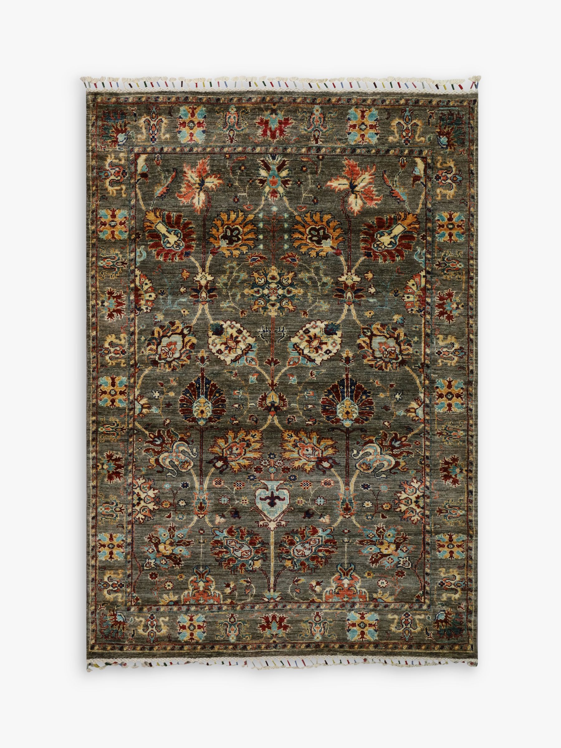 Gooch Oriental Khurjeen Rug, Brown, L184 x W126 cm at John Lewis & Partners