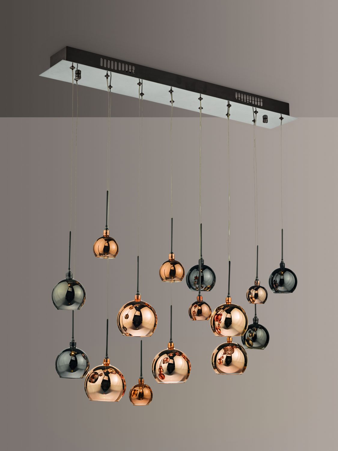 Photo of Där aurellia led 15 pendant bar ceiling light copper/bronze