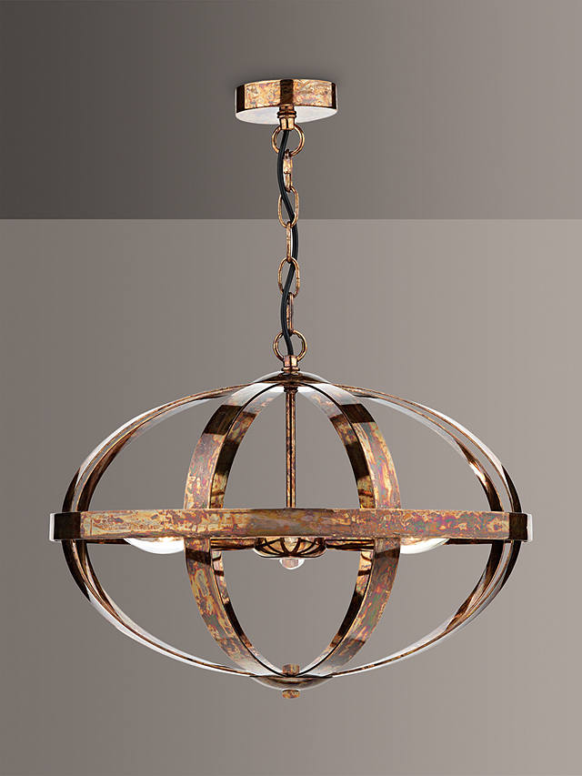 Där Circle Pendant Ceiling Light - Copper Pendant Ceiling Light Fitting