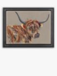 Louise Luton - Hamish Framed Print, 90 x 116cm, Brown