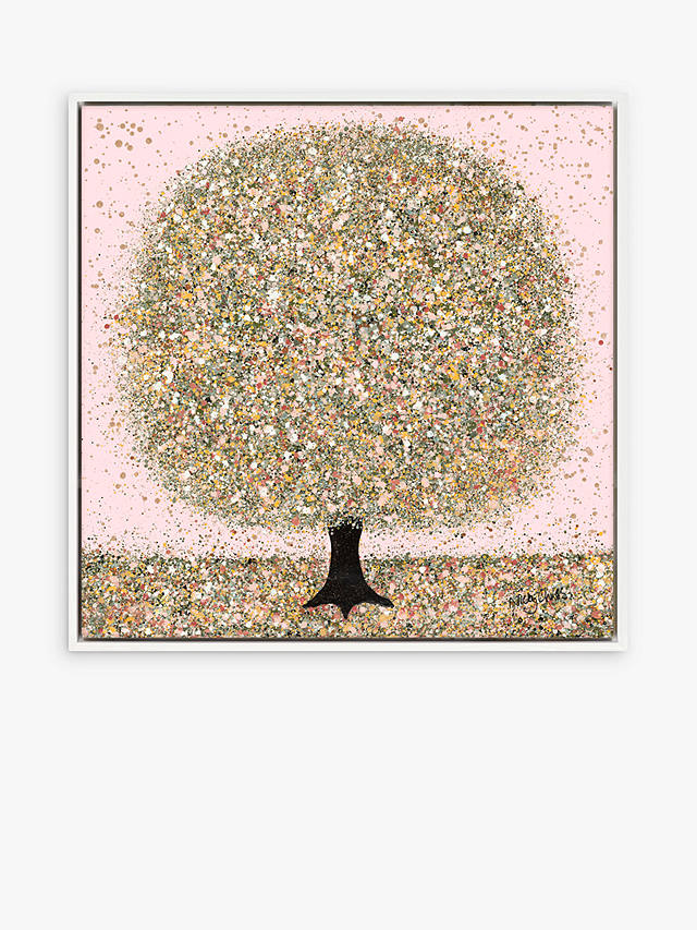 Nicky Chubb - 'Pink Haze' Framed Canvas Print & Mount, 84.5 x 84.5cm, Pink