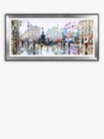 Richard Macneil - Piccadilly Circus London Framed Print & Mount, 62 x 128cm, Multi
