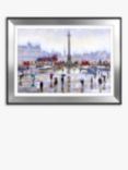 Richard Macneil - Trafalgar Square London Framed Print & Mount, 62 x 82cm, Multi