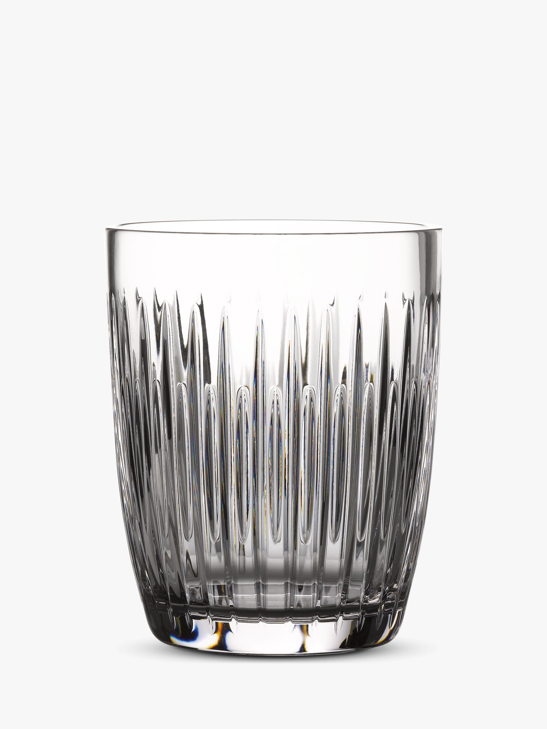 Waterford Crystal Ardan Mara Cut Glass Hurricane Candle Holder, Large