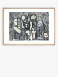 Pablo Picasso - 'The Kitchen' Framed Print & Mount, 62 x 82cm, Grey