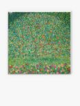 Gustav Klimt - 'Apple Tree' Wood Canvas Print, 110 x 110cm, Green