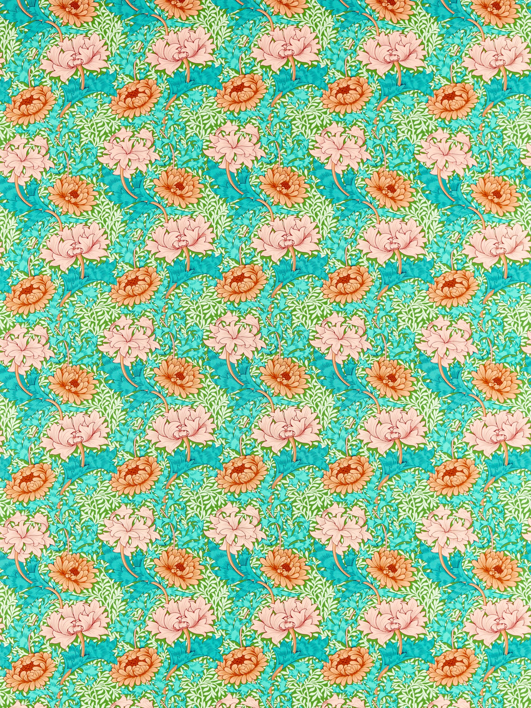 Morris & Co. Chrysanthemum Ben Pentreath Furnishing Fabric, Summer