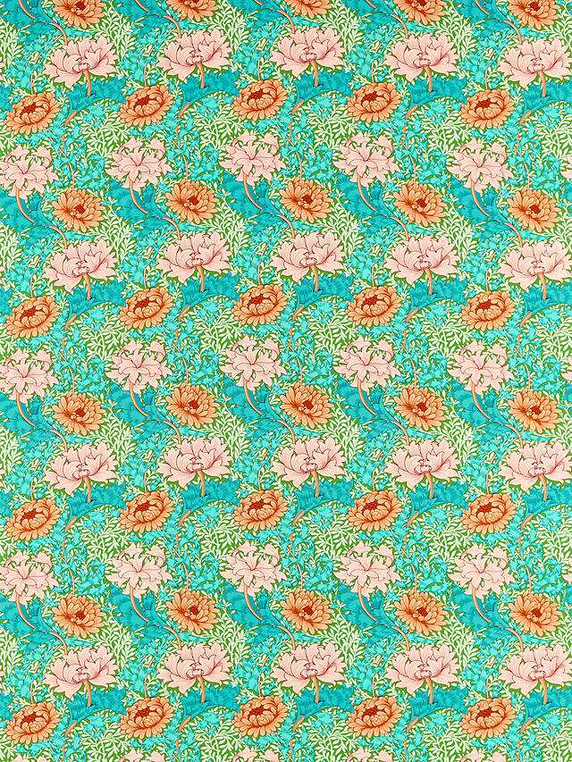 Morris & Co. Chrysanthemum Ben Pentreath Furnishing Fabric, Summer