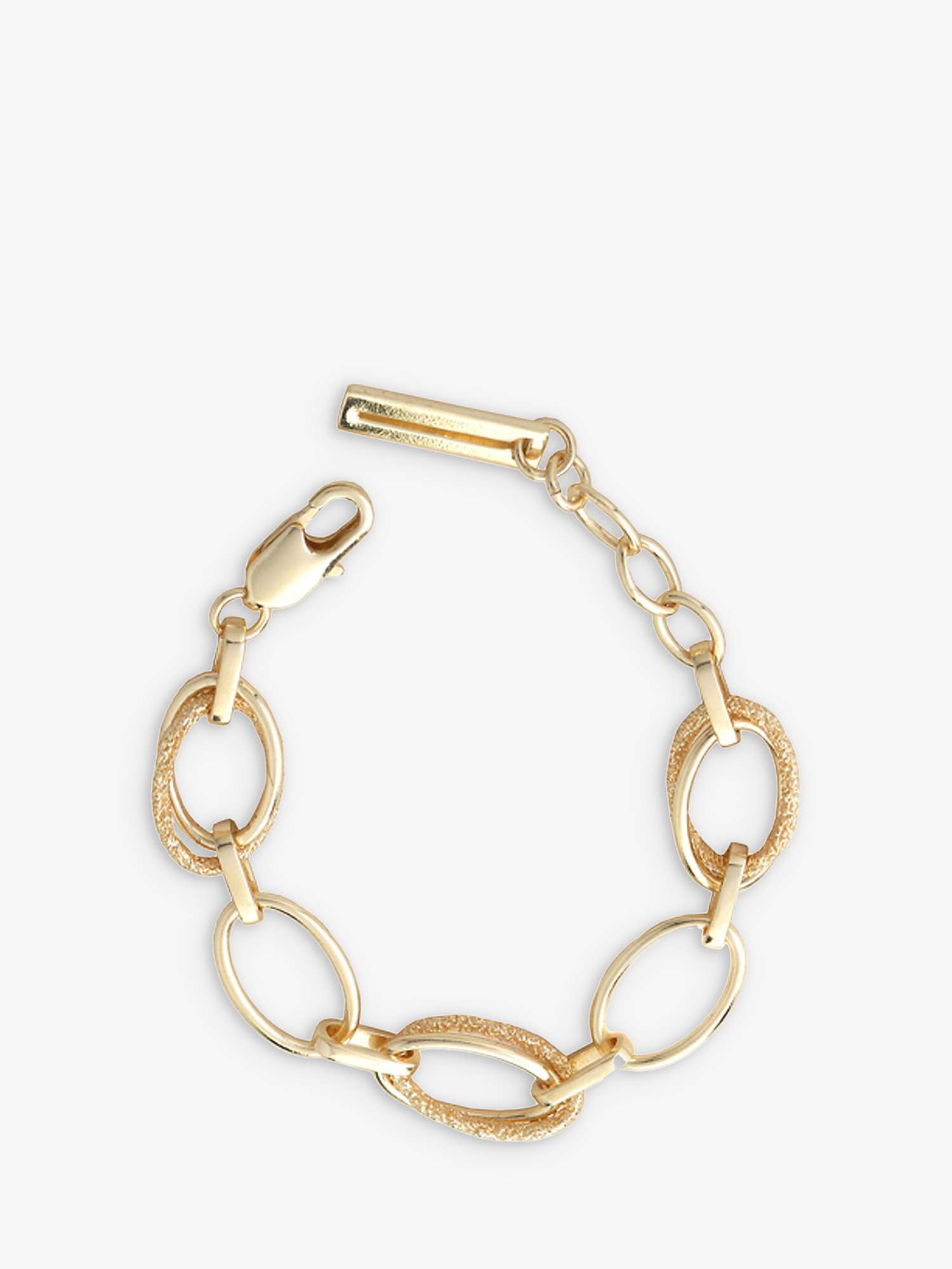 Buy Tutti & Co Echo Interlinked Chain Bracelet, Gold Online at johnlewis.com