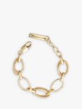 Tutti & Co Echo Interlinked Chain Bracelet, Gold