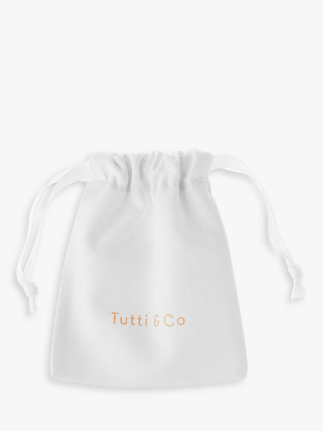 Tutti & Co Textured Twist Bangle, Silver