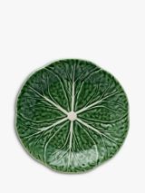 Bordallo Pinheiro Cabbage Earthenware Side Plate, 19cm, Green