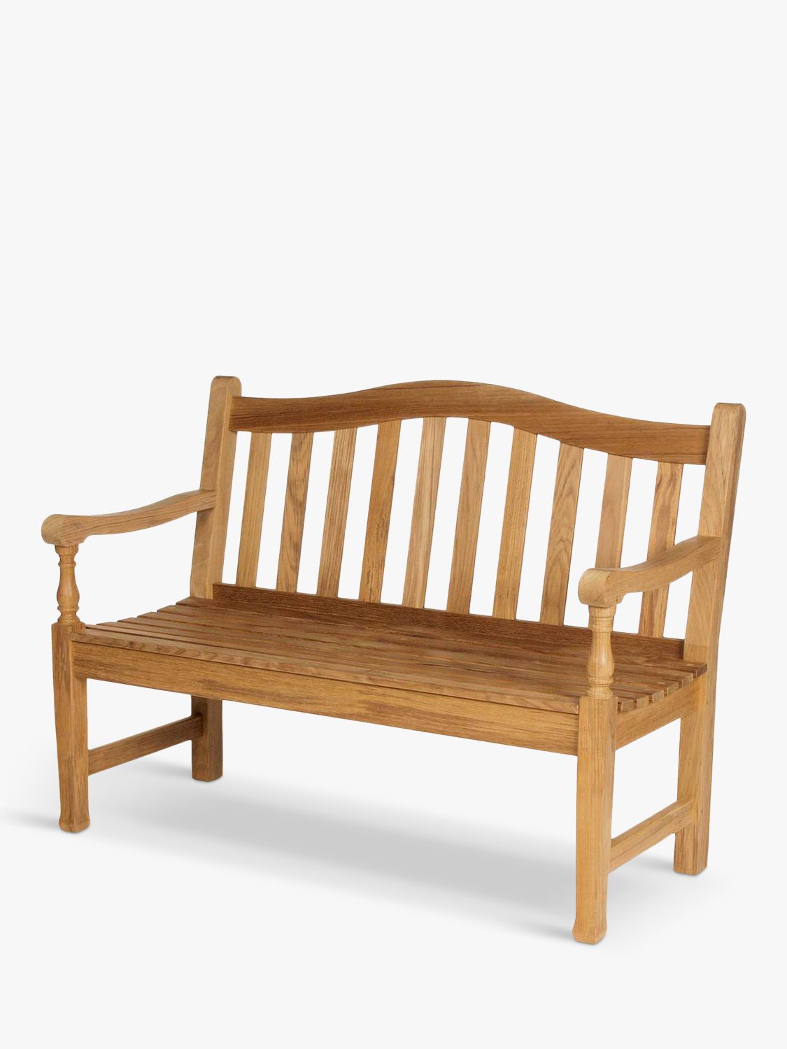 Photo of Barlow tyrie waveney 2-seat teak wood garden bench natural