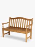 Barlow Tyrie Waveney 2-Seat Teak Wood Garden Bench, Natural