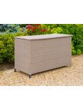 LG Outdoor Bergen Cushion Storage Box, Natural/Sandy Grey