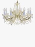 Impex Marie Theresa Crystal Chandelier Ceiling Light, 8 Arms