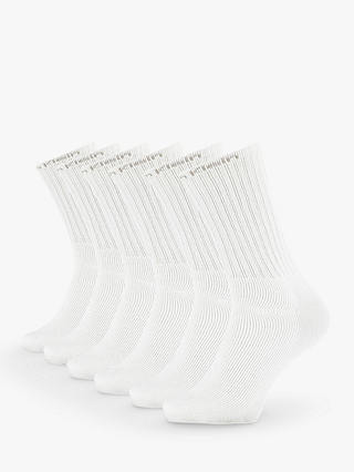 Calvin Klein Ribbed Socks, One Size, Pack of 6