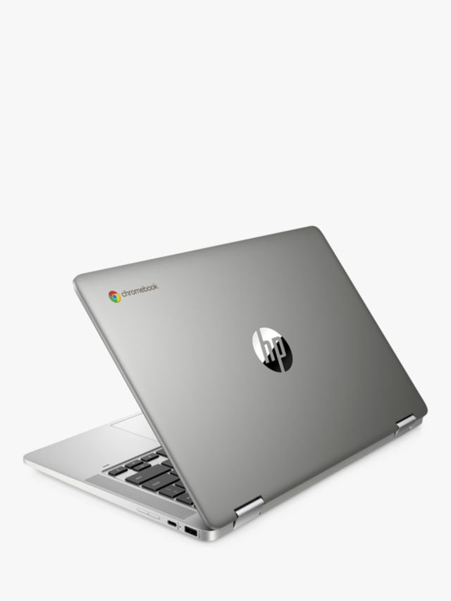 HP Chromebook x360 14a-ca0006na Laptop, Intel Pentium Silver Processor, 8GB RAM, 64GB eMMC Storage, 14" Full HD Touchscreen, Mineral Silver