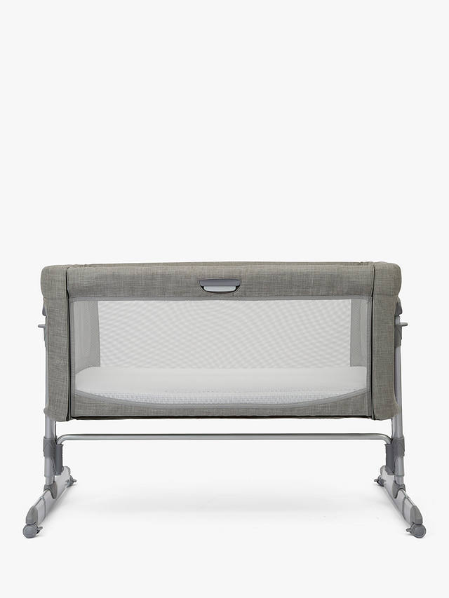 Joie Baby Roomie Glide Sleep Bedside Travel Cot, Foggy Grey