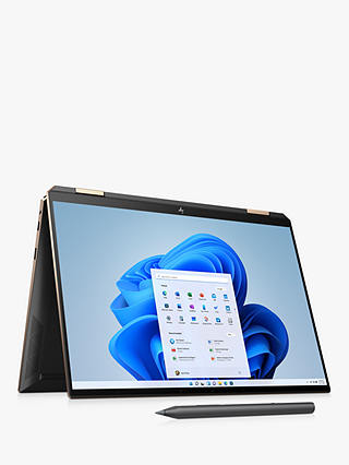 HP Spectre x360 14-ea0007na Convertible Laptop with HP Tilt Pen Stylus, Intel Core i5 Processor, 8GB RAM, 512GB SSD, 13.5” WUXGA+, Nightfall Black