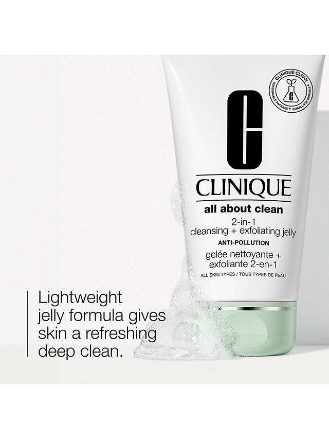Clinique All About Clean 2-in-1 Cleansing + Exfoliating Jelly, 150ml 2