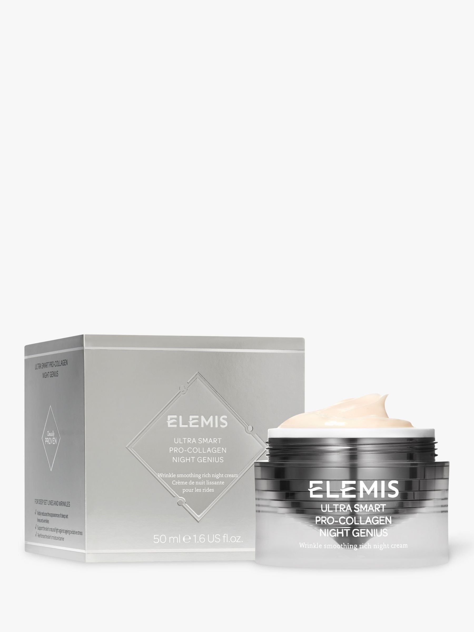 Elemis ULTRA SMART Pro-Collagen Night Genius Moisturiser, 50ml 2