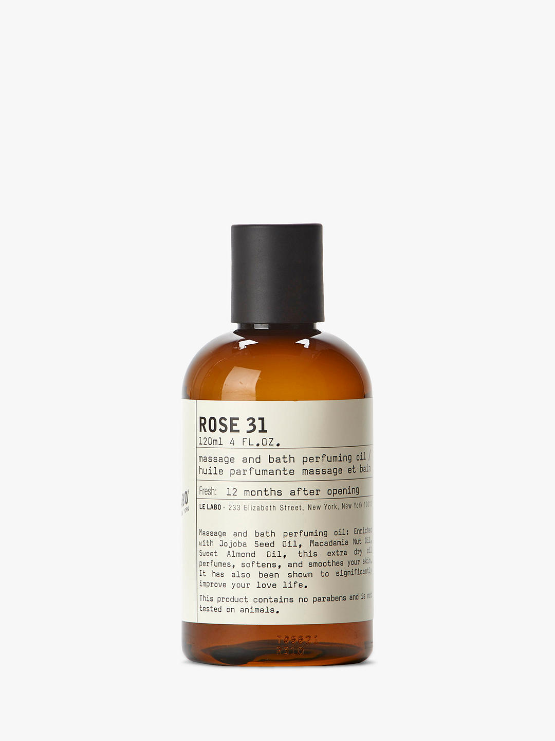Le Labo Rose 31 Massaging & Bath Perfuming Oil, 120ml 1