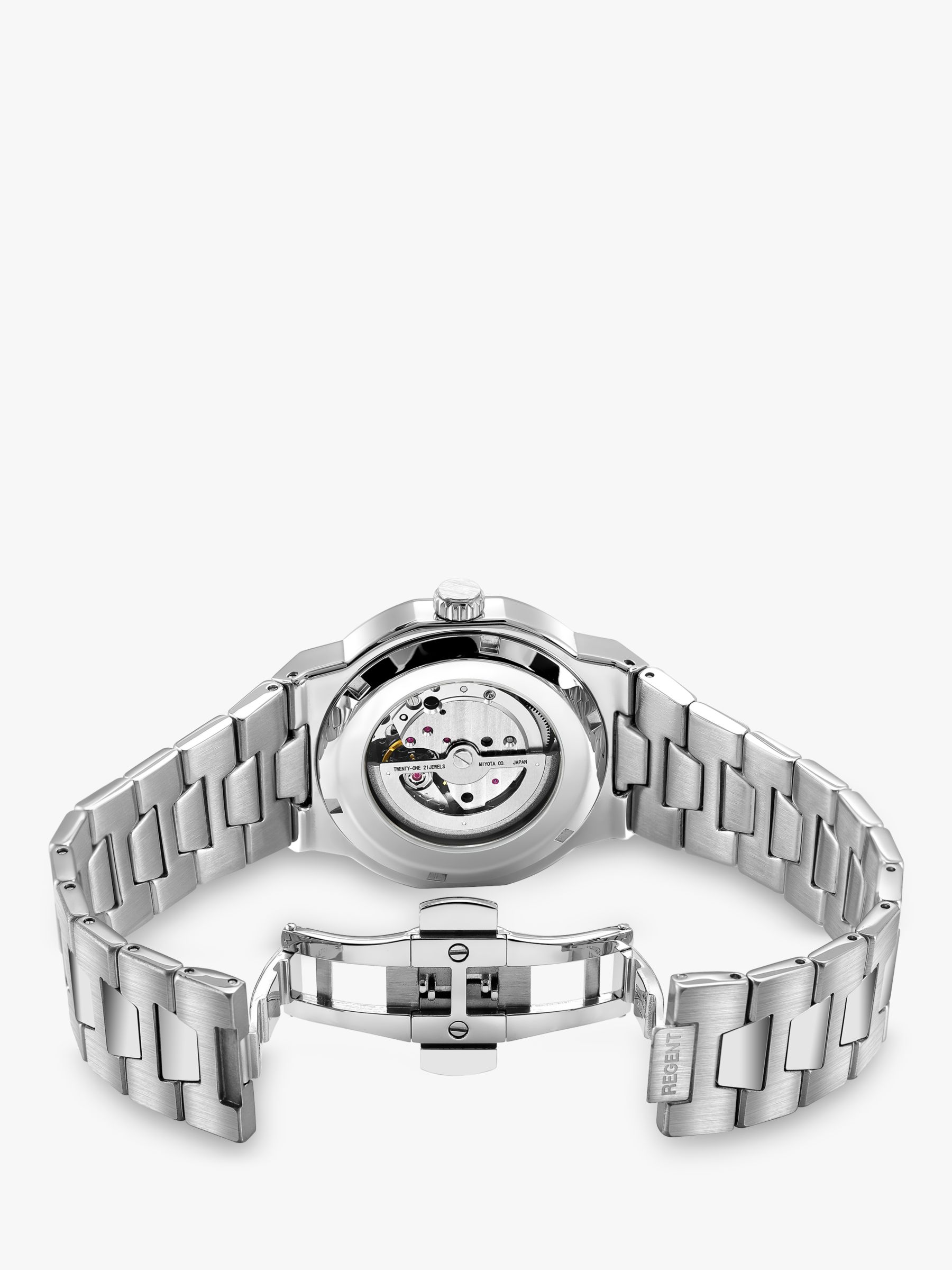 Buy Rotary Men's Regent Automatic Date Bracelet Strap Watch Online at johnlewis.com