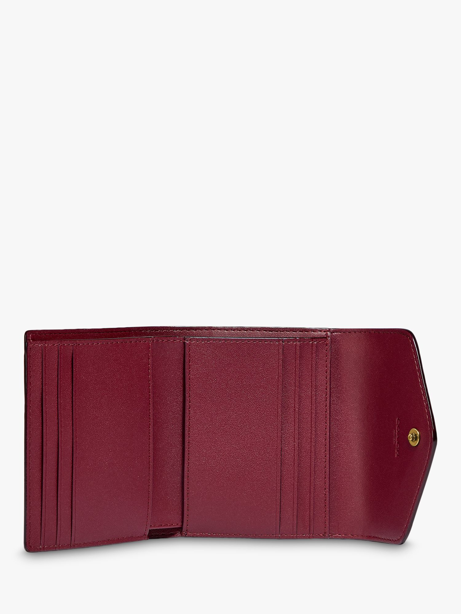 Buy Coach Small Signature Wallet, Tan/Rust Online at johnlewis.com