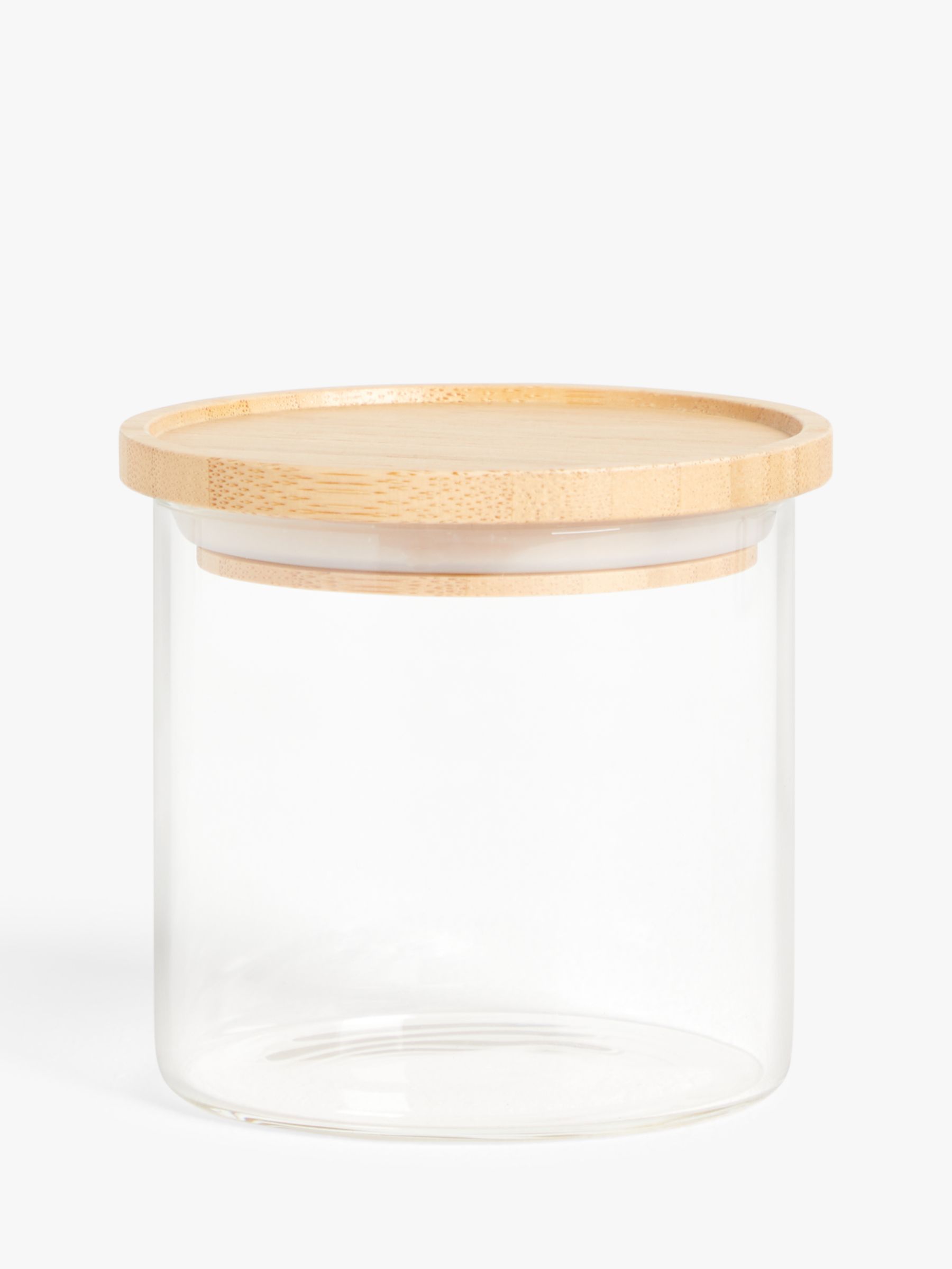 Large Size Glassware Home Storage Jar with Bamboo Lid - China