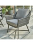 KETTLER LaMode Garden Lounge Chairs with Cushions, Set of 2, Grey Ash