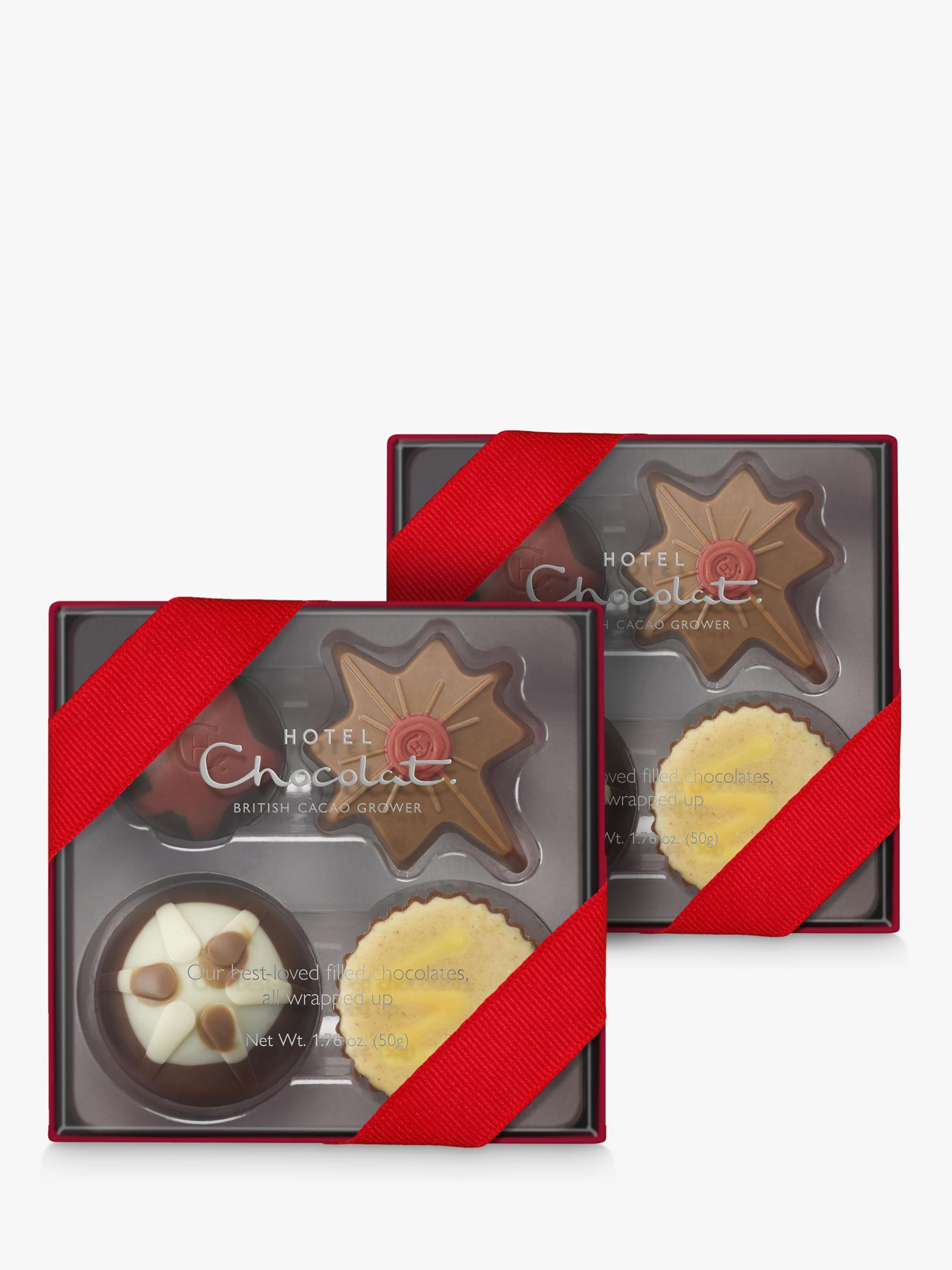 Hotel Chocolat Christmas Mini Selection, 2x 50g at John Lewis & Partners