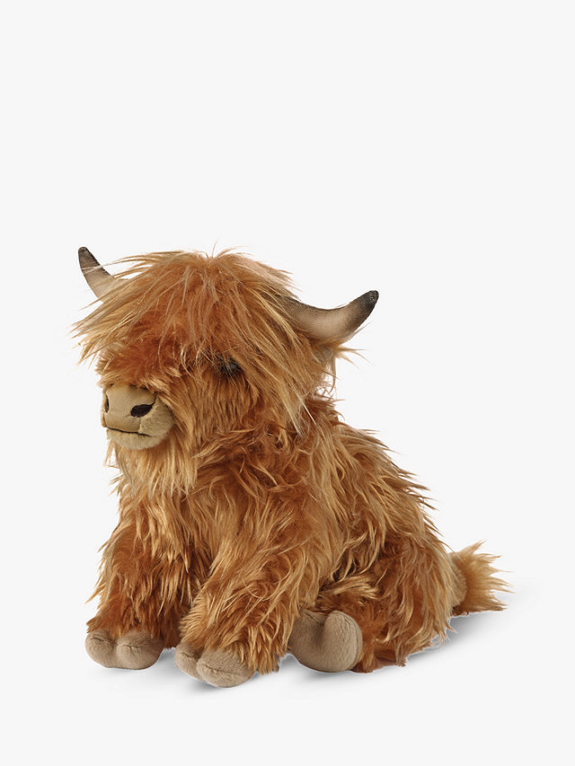 Living Nature Highland Cow Plush Soft Toy
