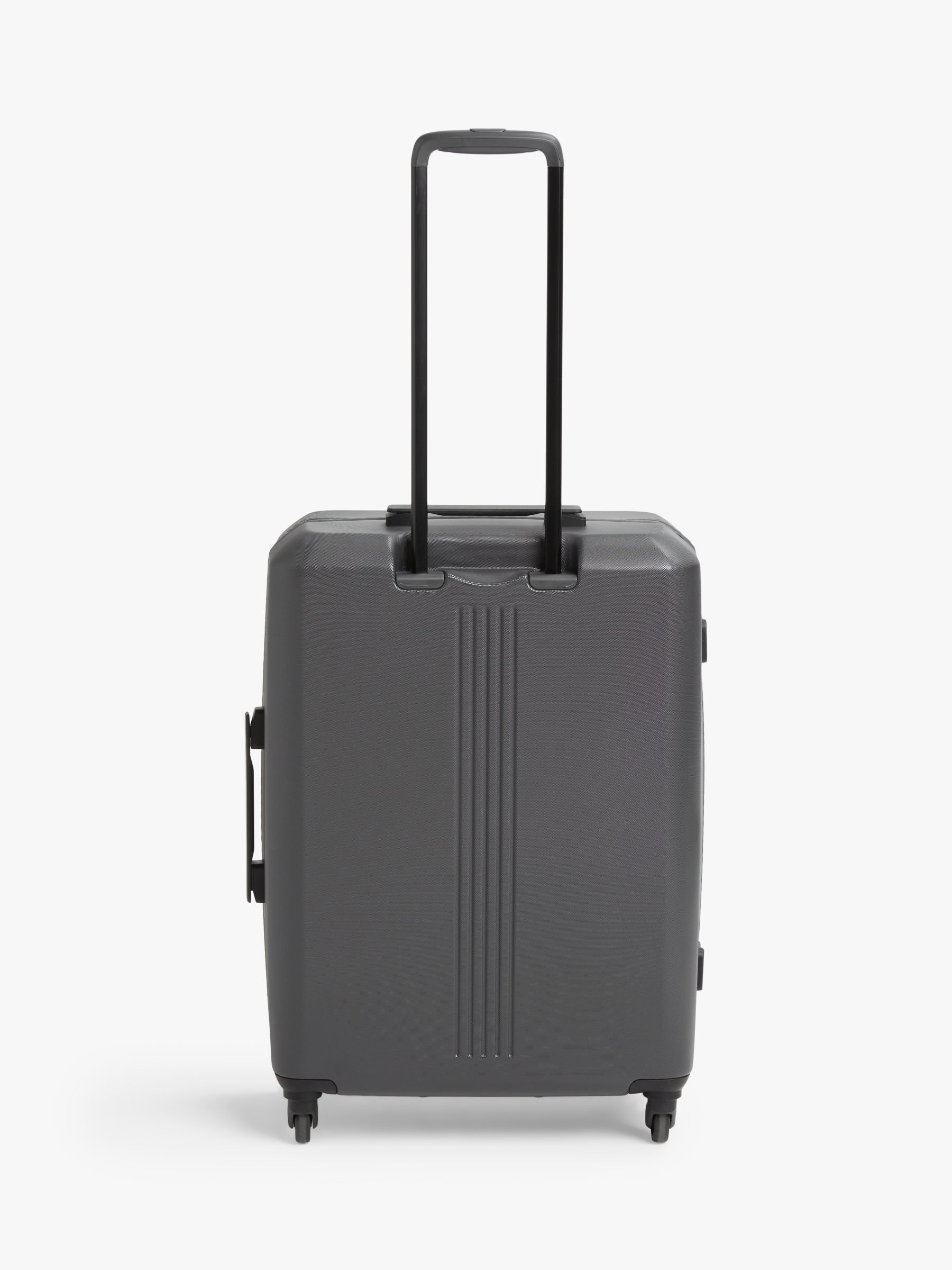 John Lewis Atlanta 66cm 4-Wheel Lightweight Medium Suitcase, Black