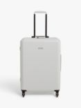 John Lewis Atlanta 66cm 4-Wheel Lightweight Medium Suitcase, Grey