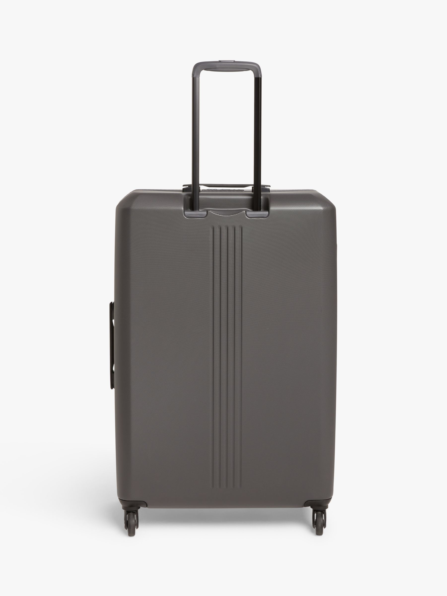 John Lewis Atlanta 78cm 4-Wheel Lightweight Large Suitcase, Black