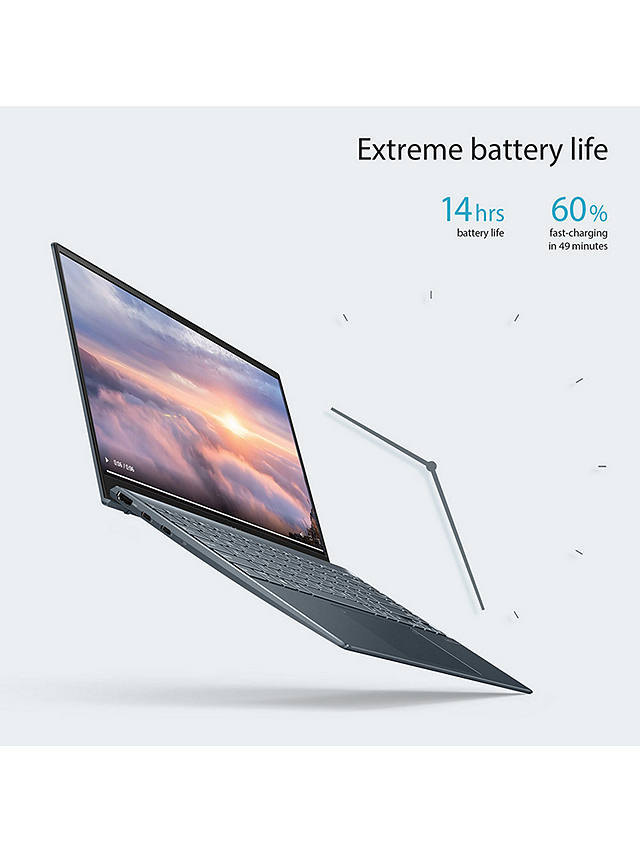 Buy ASUS ZenBook Flip 13 Convertible Laptop, Intel Core i5 Processor, 8GB RAM, 512GB SSD, 13.3" Full HD Touchscreen, Pine Grey Online at johnlewis.com