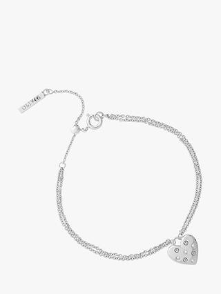 Olivia Burton Crystal Heart Chain Bracelet
