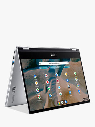 Acer Chromebook Spin 514 Laptop, AMD Ryzen 3 Processor, 4GB RAM, 128GB eMMC, 14" Full HD Touchscreen, Silver