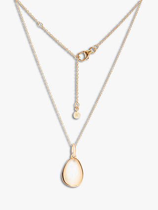 Recognised Popon Chain Necklace and Popon Pebble Charm, Gold