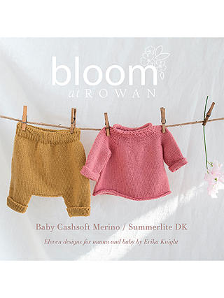 Rowan Bloom Baby Cashsoft Merino Knitting Pattern Book Two by Erika Knight