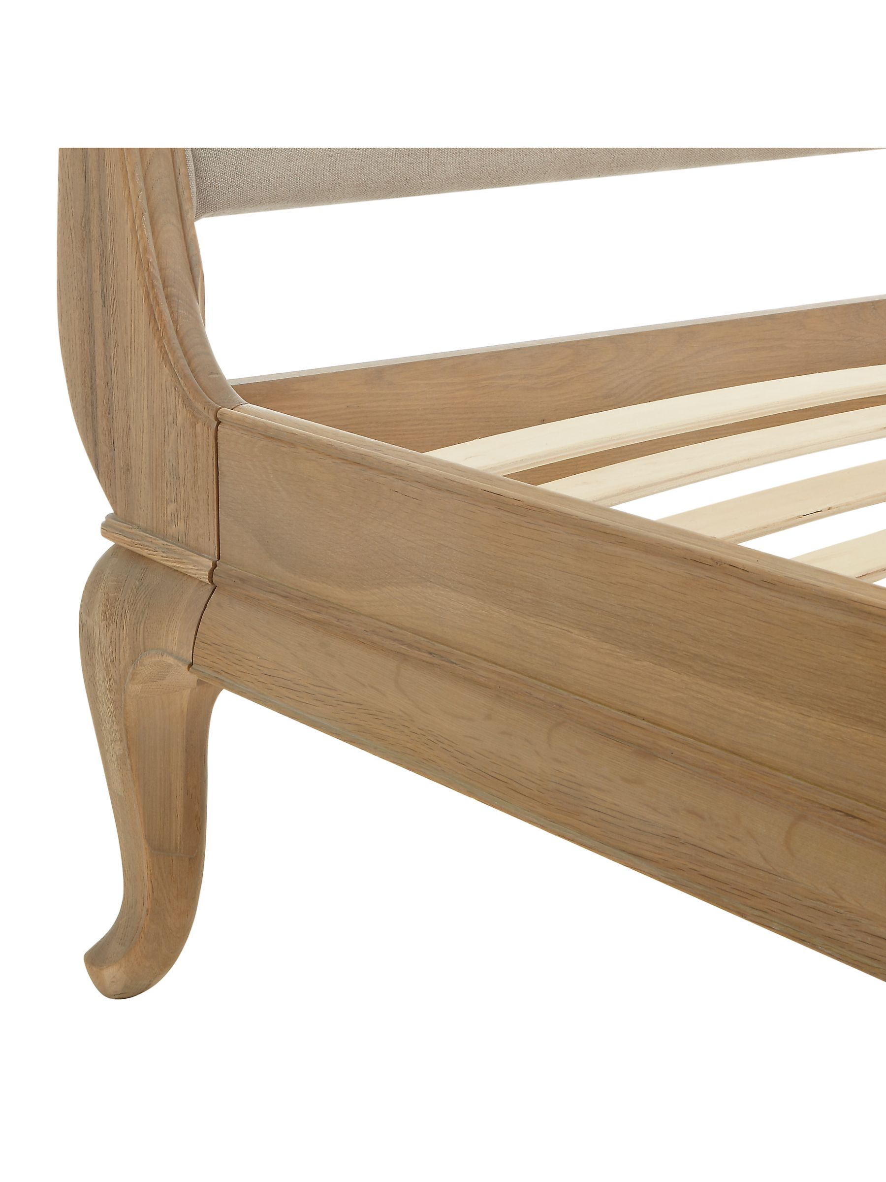 Louis Solid Oak 5' King Size Bed - Made with Oak