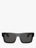 Prada PR 19WS Men's Square Sunglasses, Black