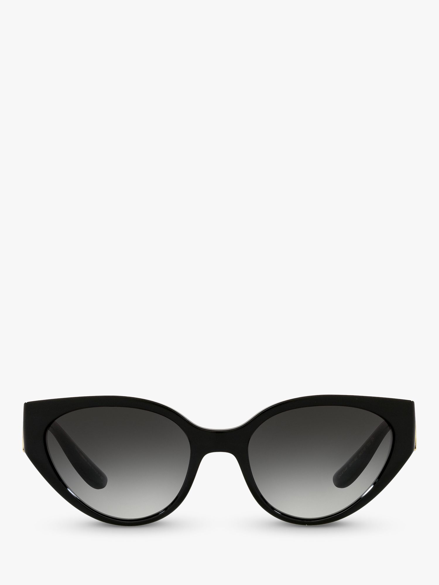 Dolce & Gabbana DG6146 Women's Cat's Eye Sunglasses, Black/Grey ...