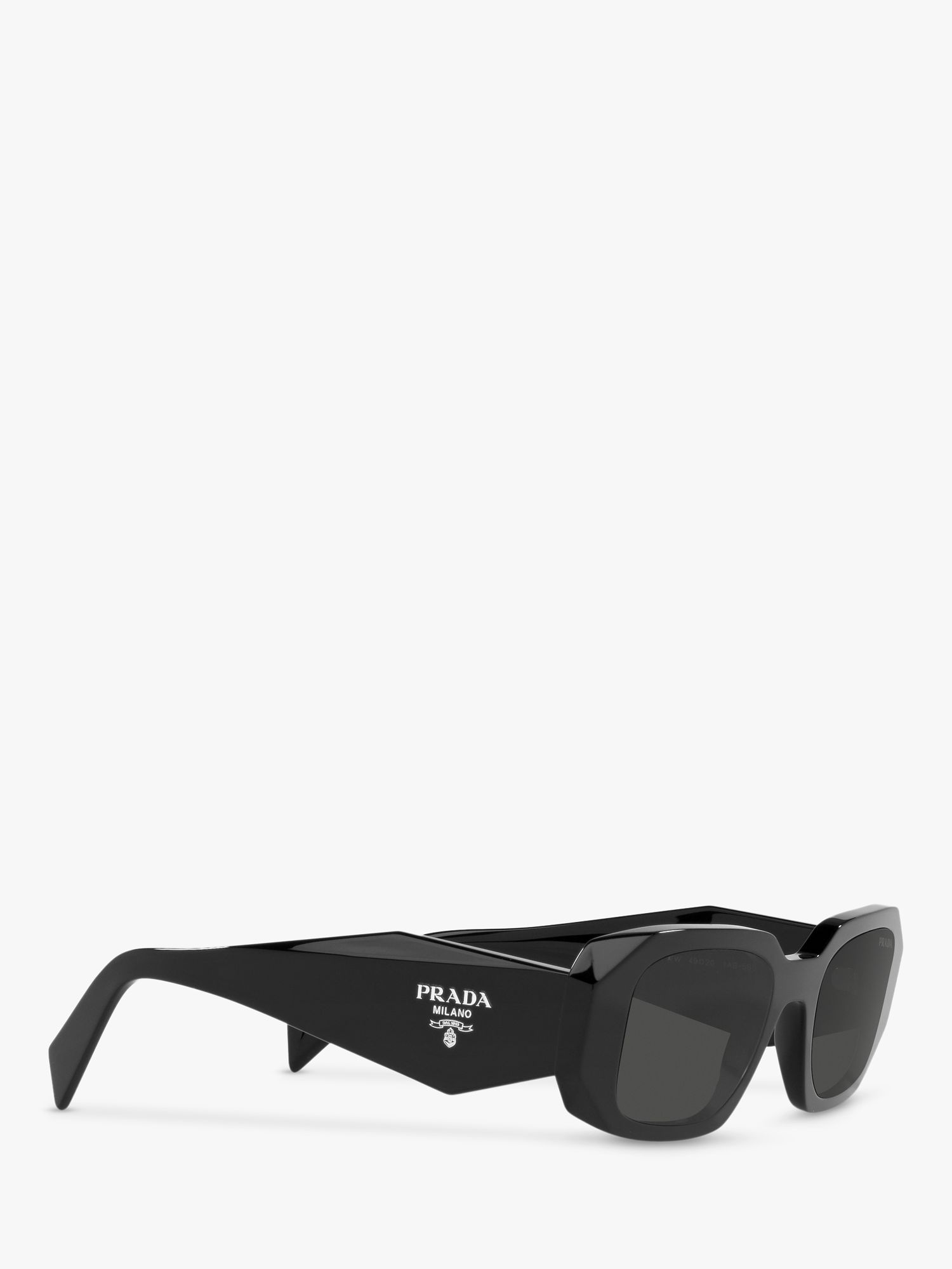 Actualizar 49+ imagen prada black square sunglasses