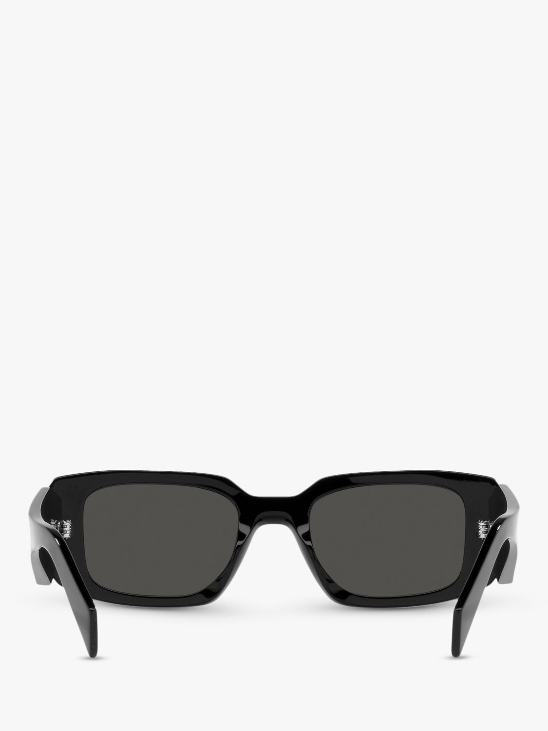 Buy Prada PR 17WS Women's Square Sunglasses, Black Online at johnlewis.com