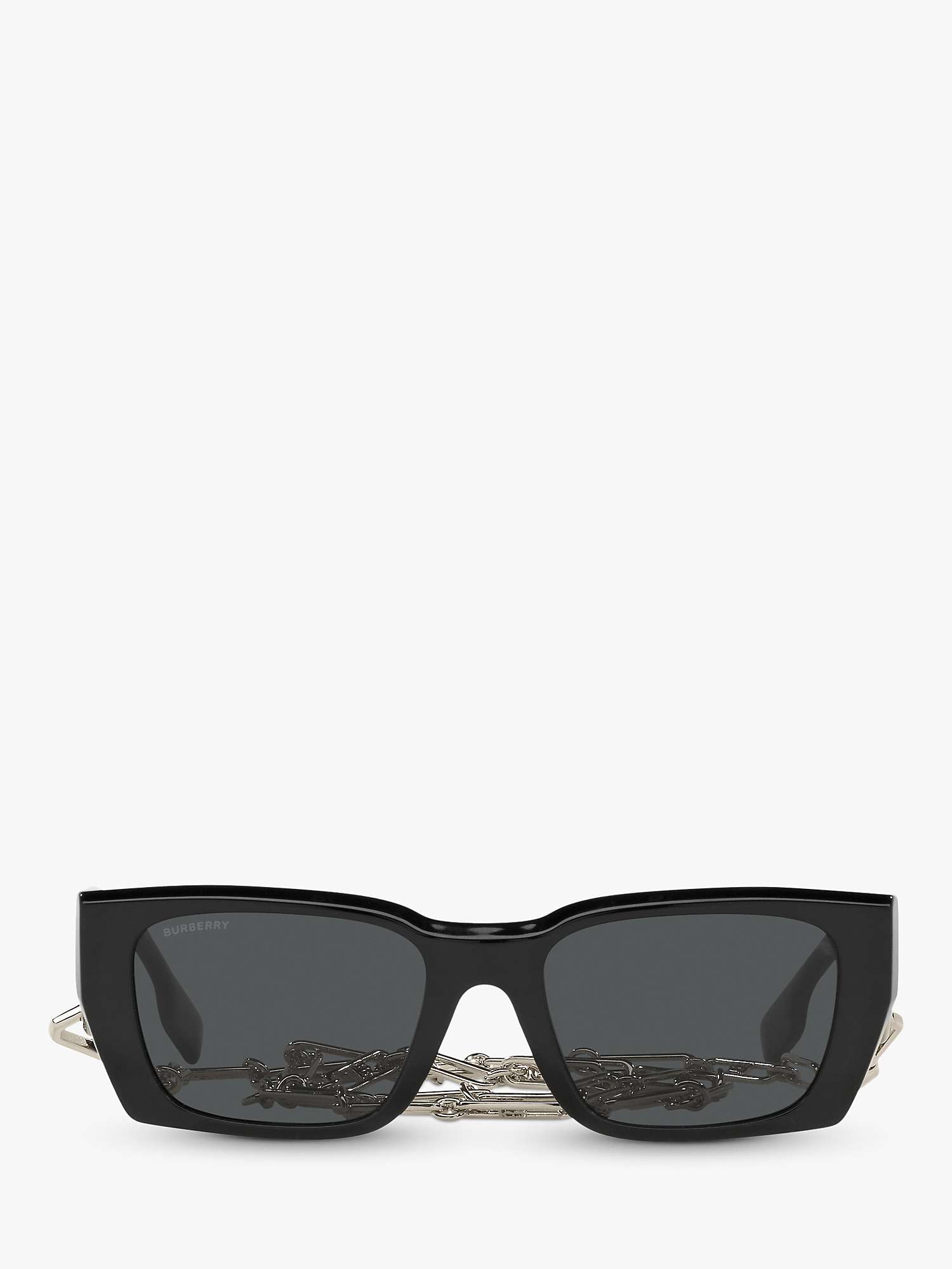 Buy Burberry BE4336 Women's Rectangular Chain Sunglasses Online at johnlewis.com
